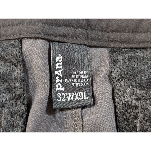 Prana Alameda ReZion Shorts Mens 32x9 Gray Stretch Hiking Outdoor Casual Fit - Picture 6 of 10